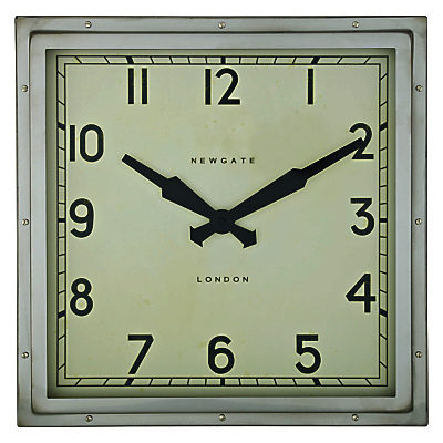 Newgate Quad Wall Clock, H40 x W40cm